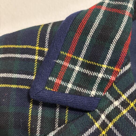 Vintage Ed Behan's Tweed Shop Suit Skirt Sz S Tartan Plaid Wool Missing Sz Tag - Picture 5 of 16